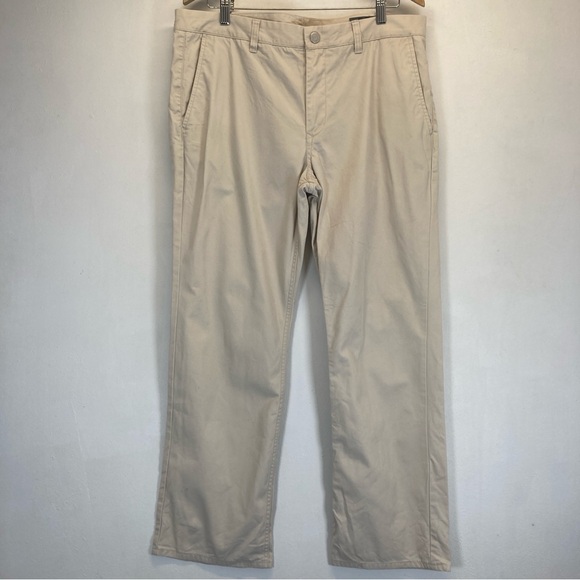 Bonobos Other - Bonobos Pants Men's 36x30 Khaki Beige Washed Chinos Straight Fit Cotton Casual